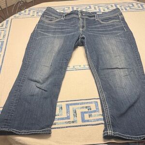 BKE Flare Women's Jeans in Classic Blue